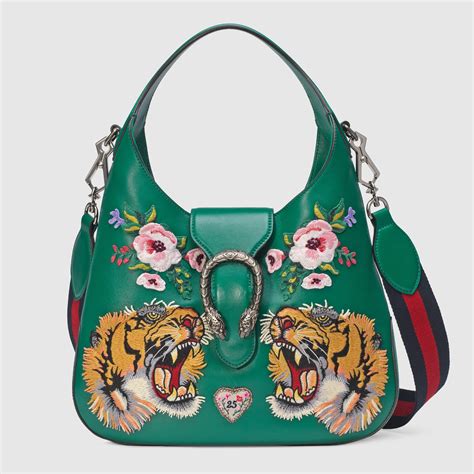 gucci dionysus embroidered leather hobo bag|gucci dionysus shoulder bag.